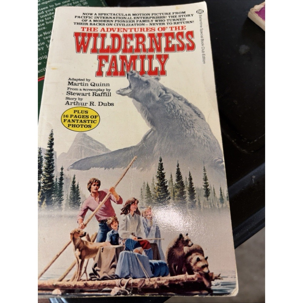 THE ADVENTURES  Of The Wilderness Family BALLANTINE 1ST, 1976 PB Retro Movie 70s